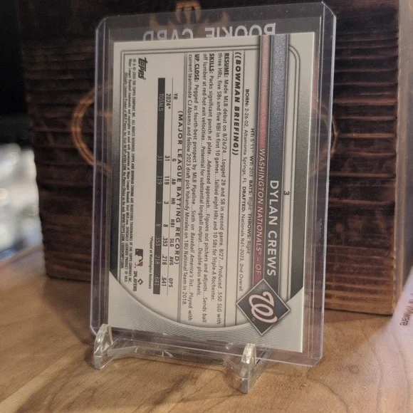 2025 Bowman Chrome Dylan Crews Rookie Card Nationals - Picture 2 of 2